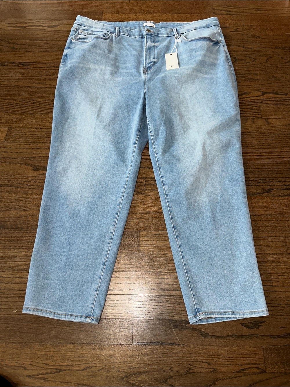 Good American Good Classic Hi Rise Skinnyish Fit Women’s Stretch Jeans
